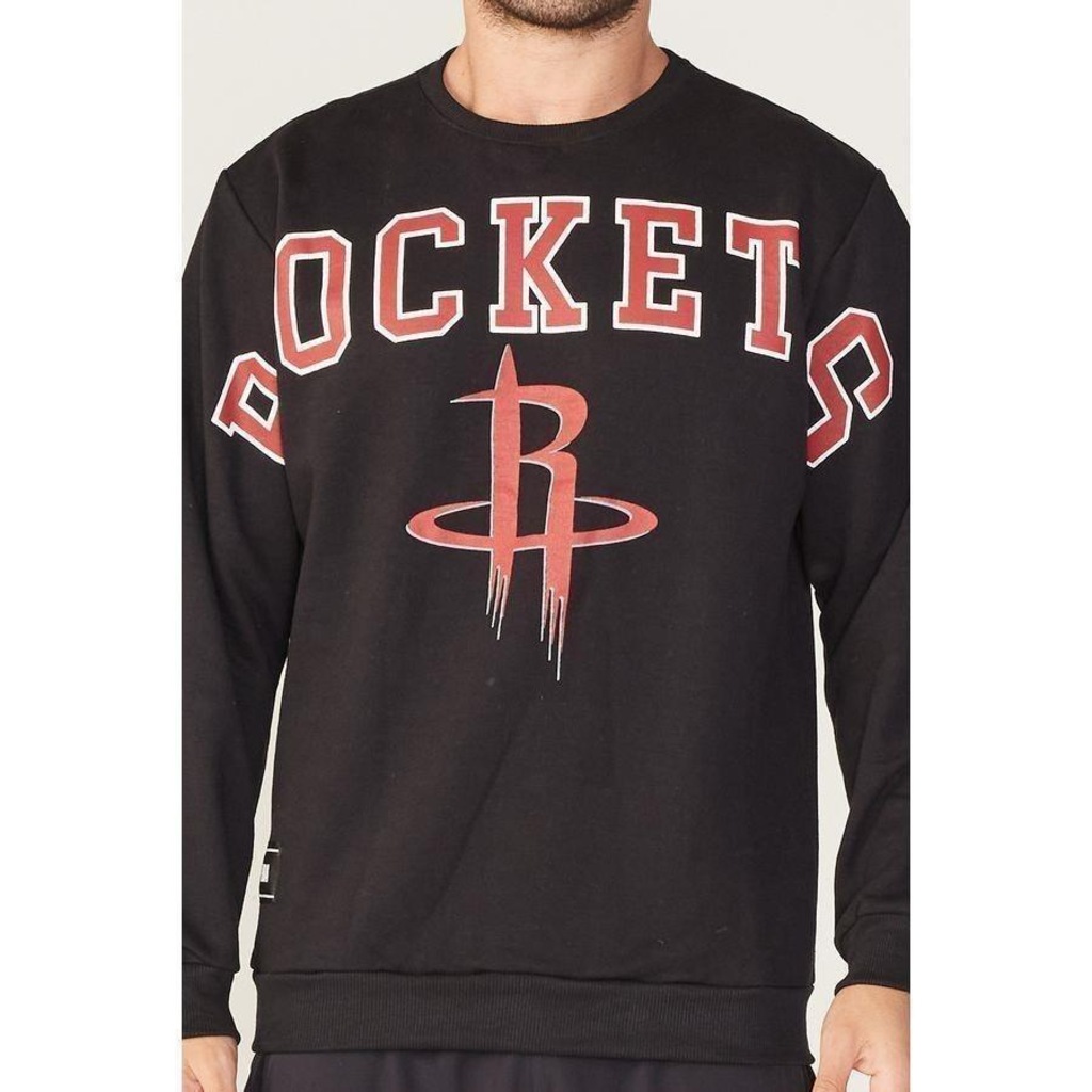 Imagem 3 do produto Blusão De Moletom Sem Capuz Nba Houston Rockets - Masculino