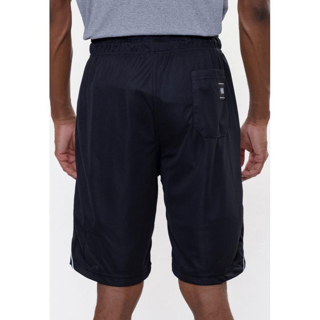Imagem 2 do produto Bermuda Nba Sintética Silver Logo Brooklyn Nets - Masculina