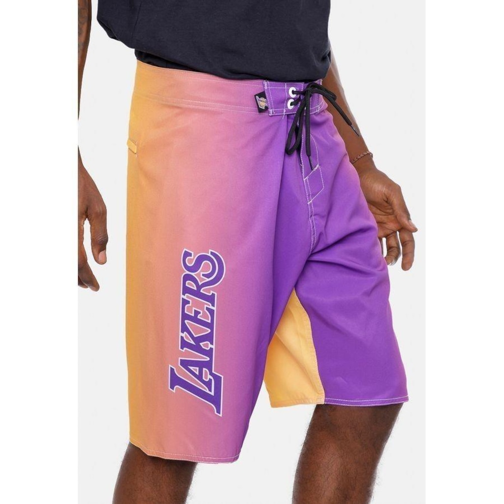 Imagem 2 do produto Bermuda Boardshort Nba Gradient Los Angeles Lakers - Masculina