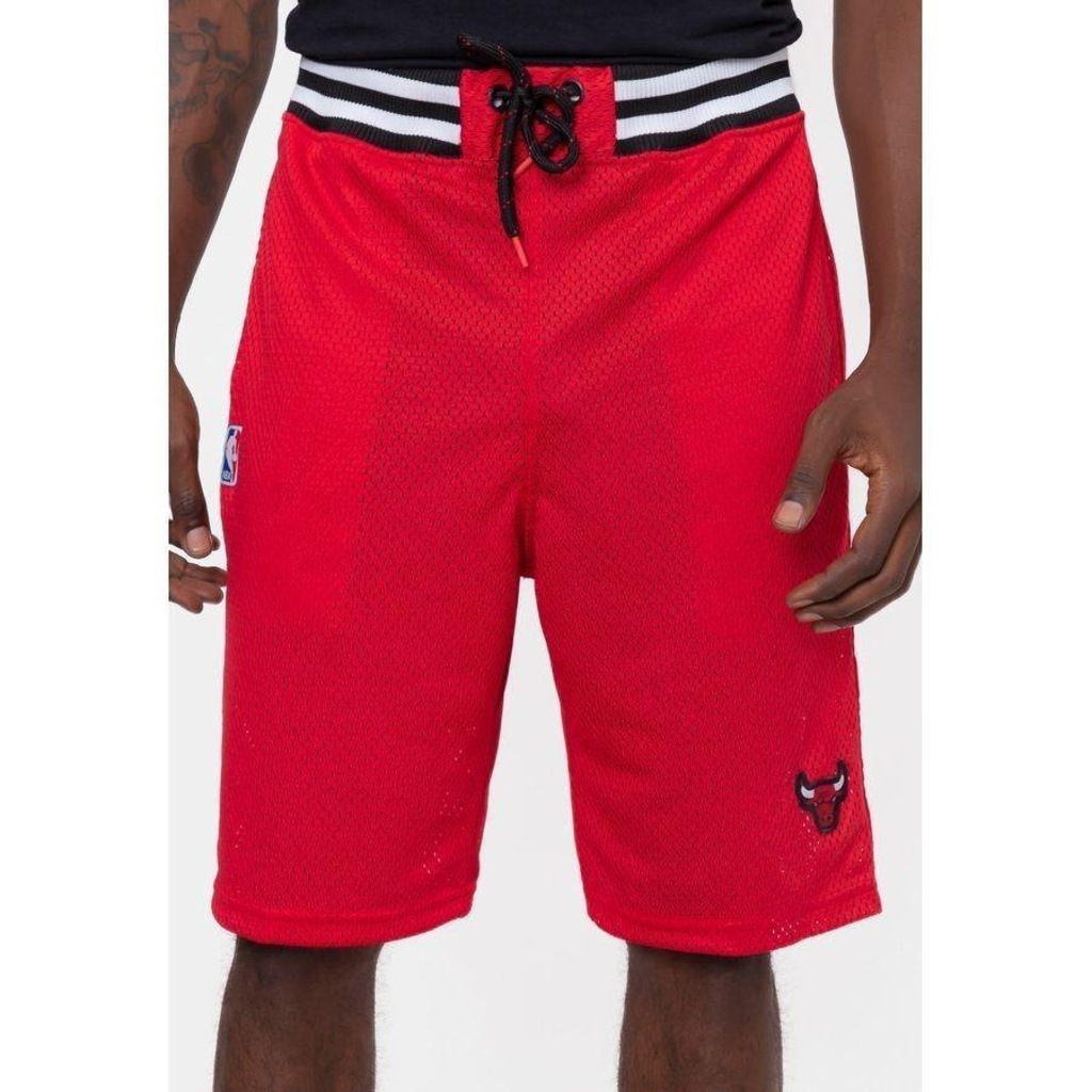 Imagem 3 do produto Bermuda Nba Sintética Team Logo Chicago Bulls - Masculina