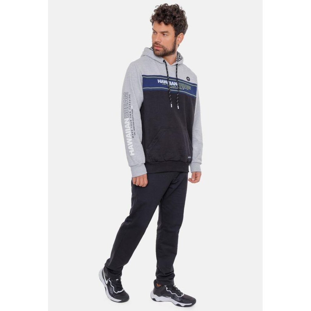 Imagem 3 do produto Blusão de Moletom com Capuz HD Canguru Argentina - Masculina