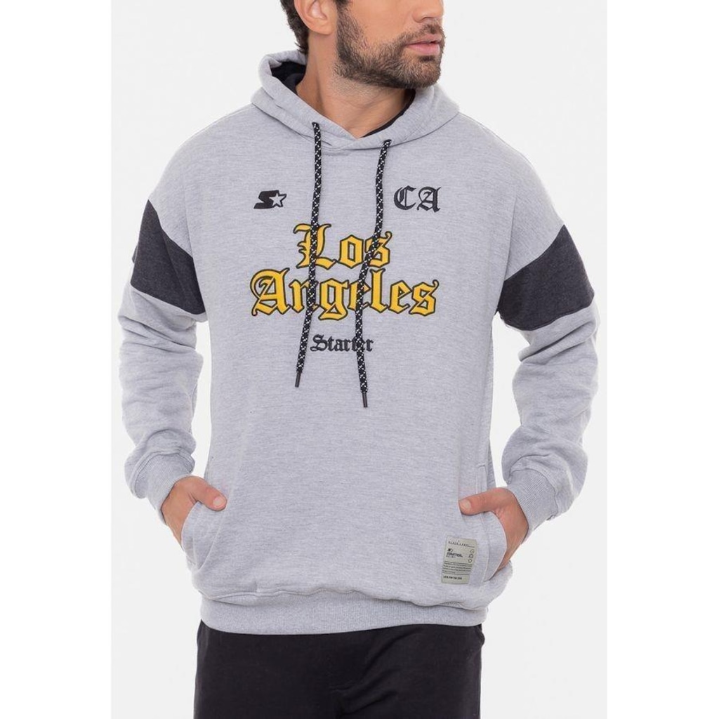 Imagem 3 do produto Blusão de Moletom com Capuz Starter Canguru Ca - Masculino