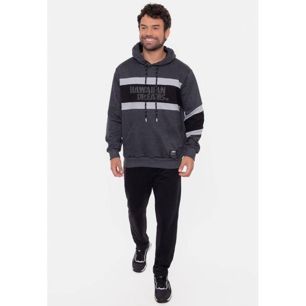 Imagem 5 do produto Blusão de Moletom com Capuz HD Canguru Ghana - Masculina