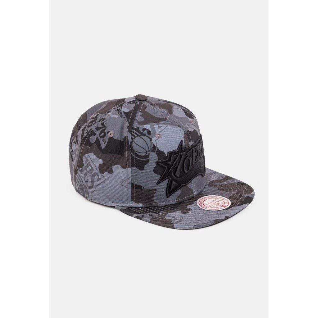 Imagem 2 do produto Boné Aba Reta Mitchell & Ness NBA Camo Hwc Philadelphia 76Ers - Adulto