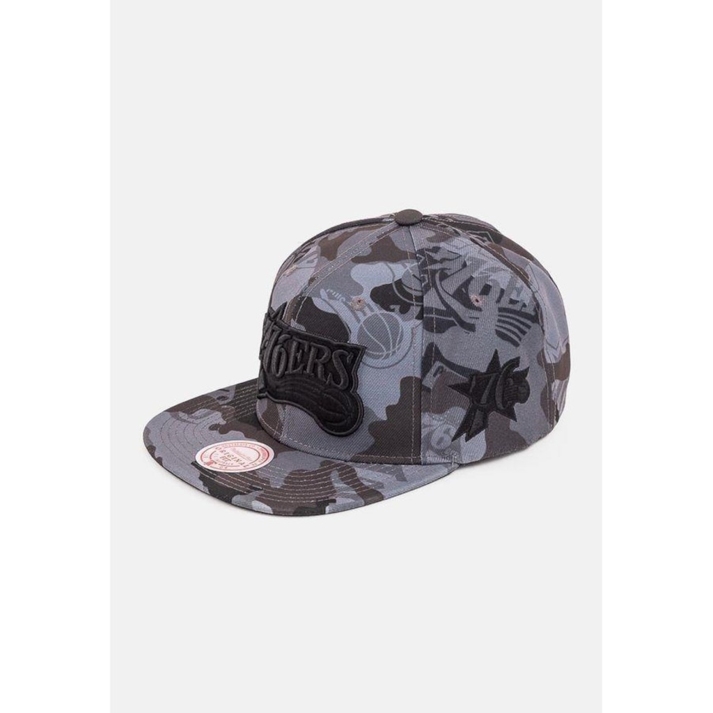 Imagem 5 do produto Boné Aba Reta Mitchell & Ness NBA Camo Hwc Philadelphia 76Ers - Adulto