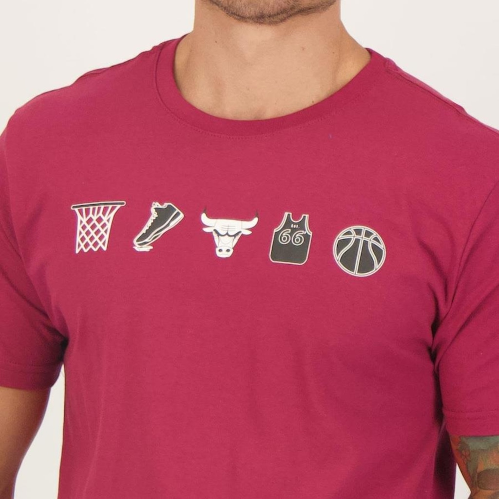 Imagem 4 do produto Camiseta NBA Basket Chicago Bulls - Masculina