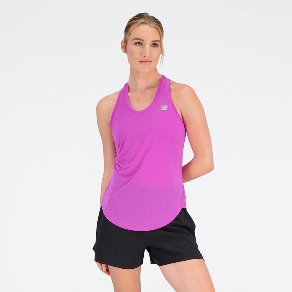 Imagem 4 do produto Camiseta Regata New Balance Accelerate - Feminina
