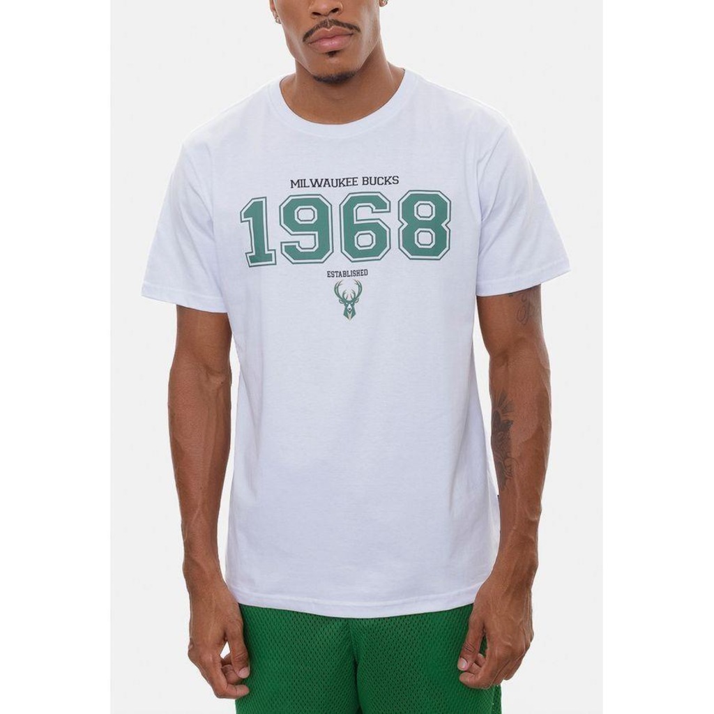 Imagem 3 do produto Camiseta Nba Founded In Milwaukee Bucks Nba - Masculina