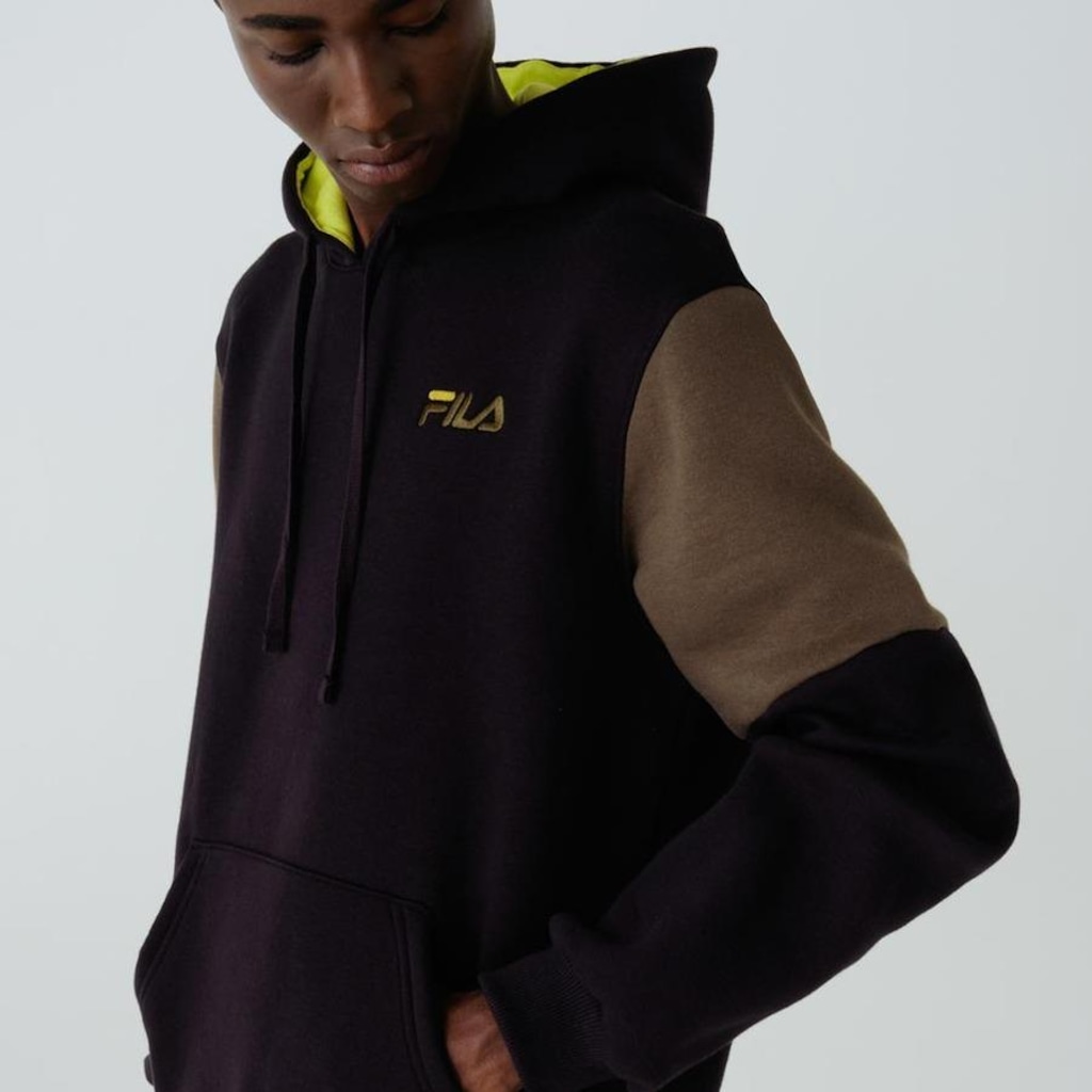 Imagem 4 do produto Blusão com Capuz Fila Colors com Capuz - Masculino