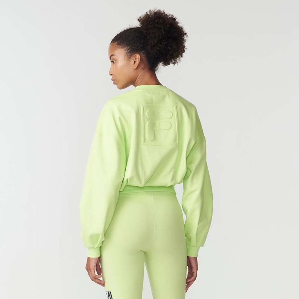 Imagem 3 do produto Blusão sem Capuz Fila Cropped Essential Iii - Feminino