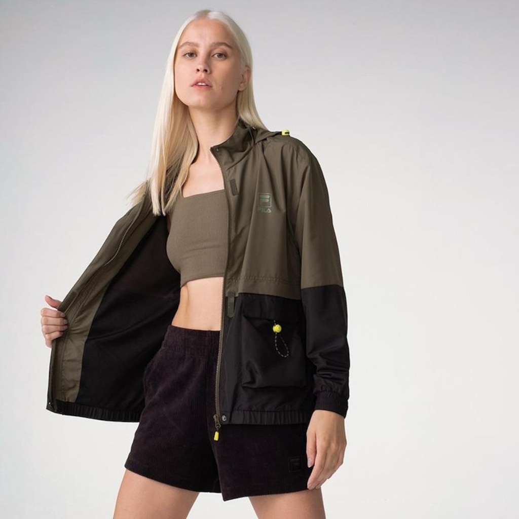Imagem 3 do produto Jaqueta sem Capuz Fila Block Colors - Feminina