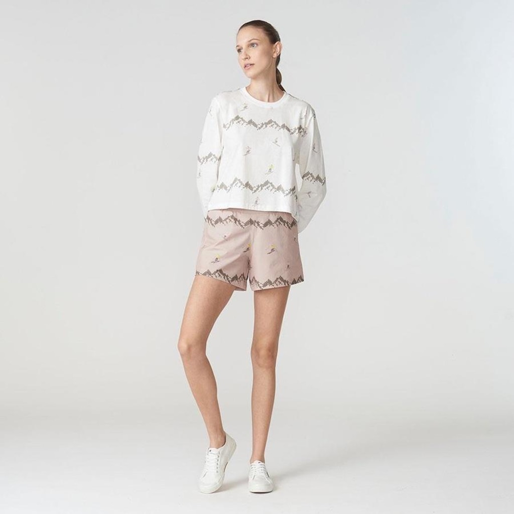Imagem 2 do produto Camisa Fila Manga Longa Cropped Ski Wr - Feminina
