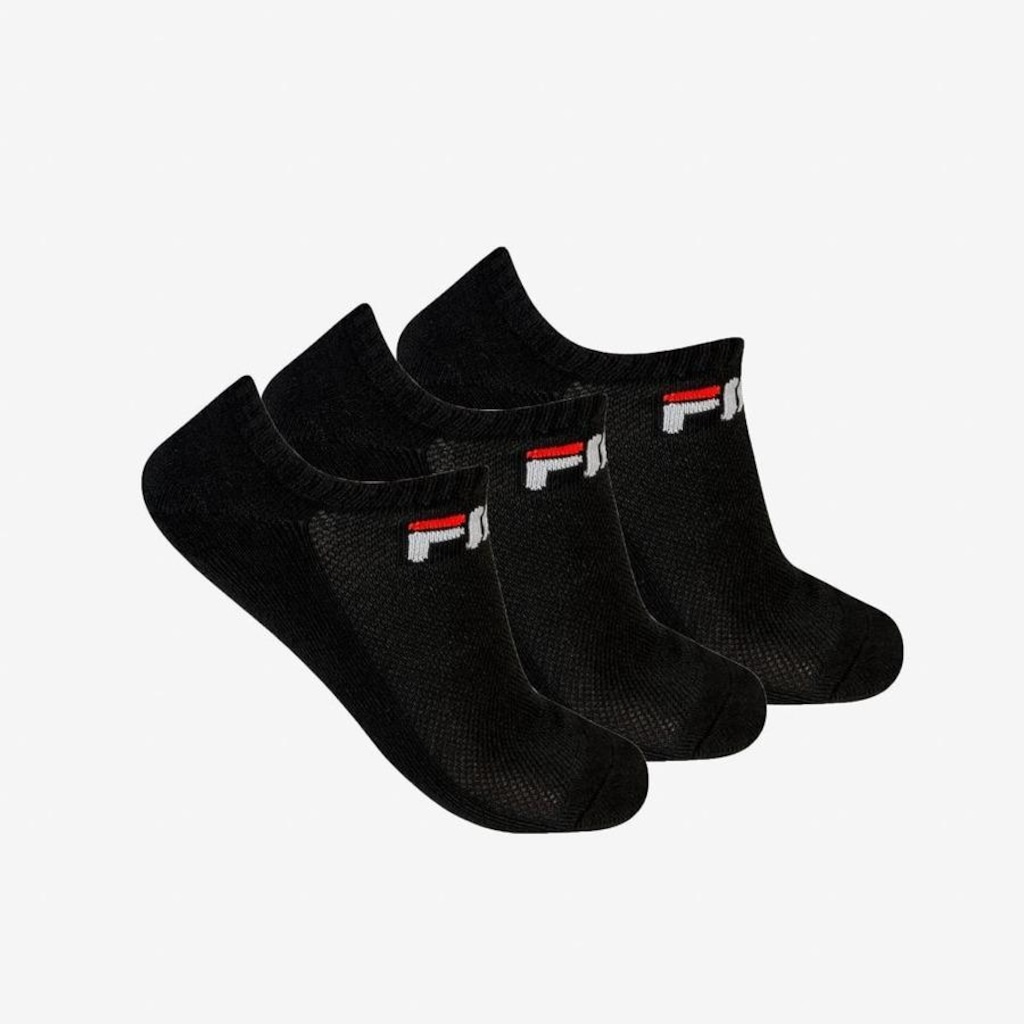 Imagem 2 do produto Meia Cano Curto Fila Tripack Light - Unissex