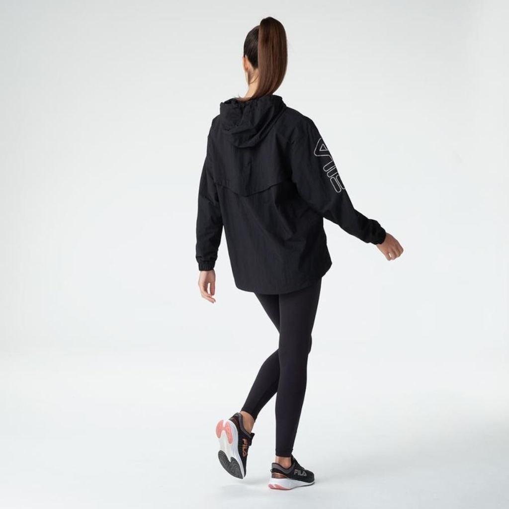 Imagem 2 do produto Jaqueta com Capuz Fila Geo Block - Feminina
