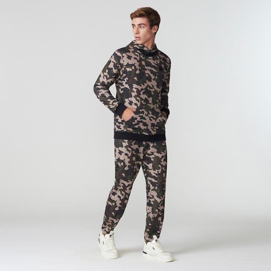 Imagem 2 do produto Blusão com Capuz Fila Fbox Camo - Unissex