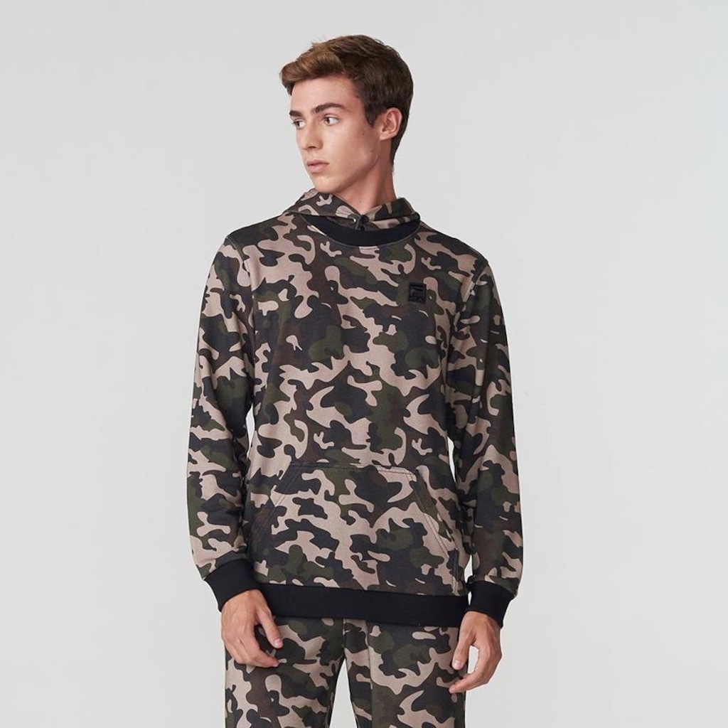 Imagem 3 do produto Blusão com Capuz Fila Fbox Camo - Unissex