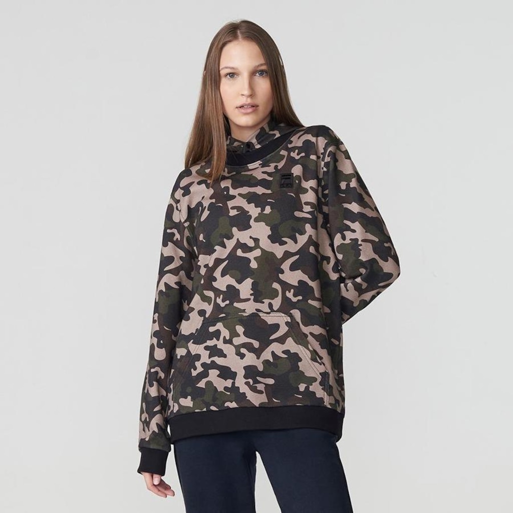 Imagem 4 do produto Blusão com Capuz Fila Fbox Camo - Unissex