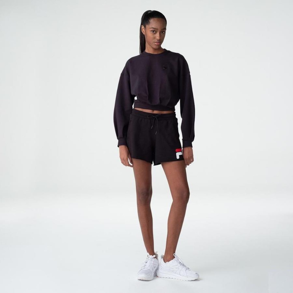 Imagem 3 do produto Blusão sem Capuz Fila Cropped Essential Iii - Feminino