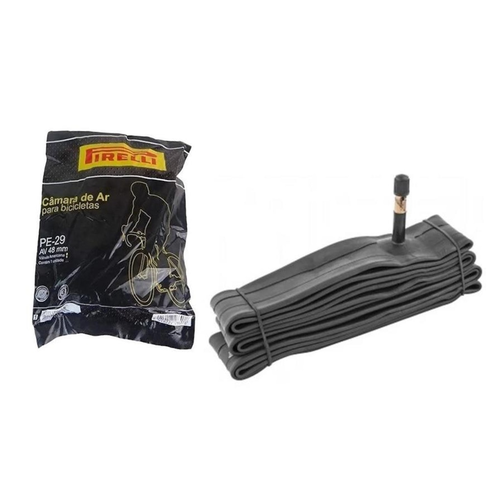 Imagem 3 do produto Câmara de Ar 29 X 1.75/2.35 Mtb Pirelli Bico Grosso 48 Mm - 2 unidades