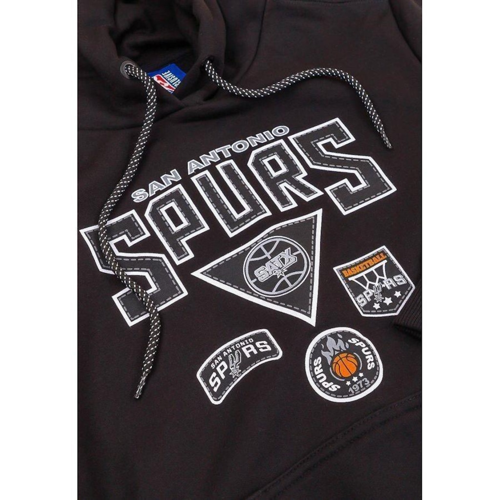 Imagem 3 do produto Blusão De Moletom Com Capu NBA Patches Chicago Bulls - Masculino