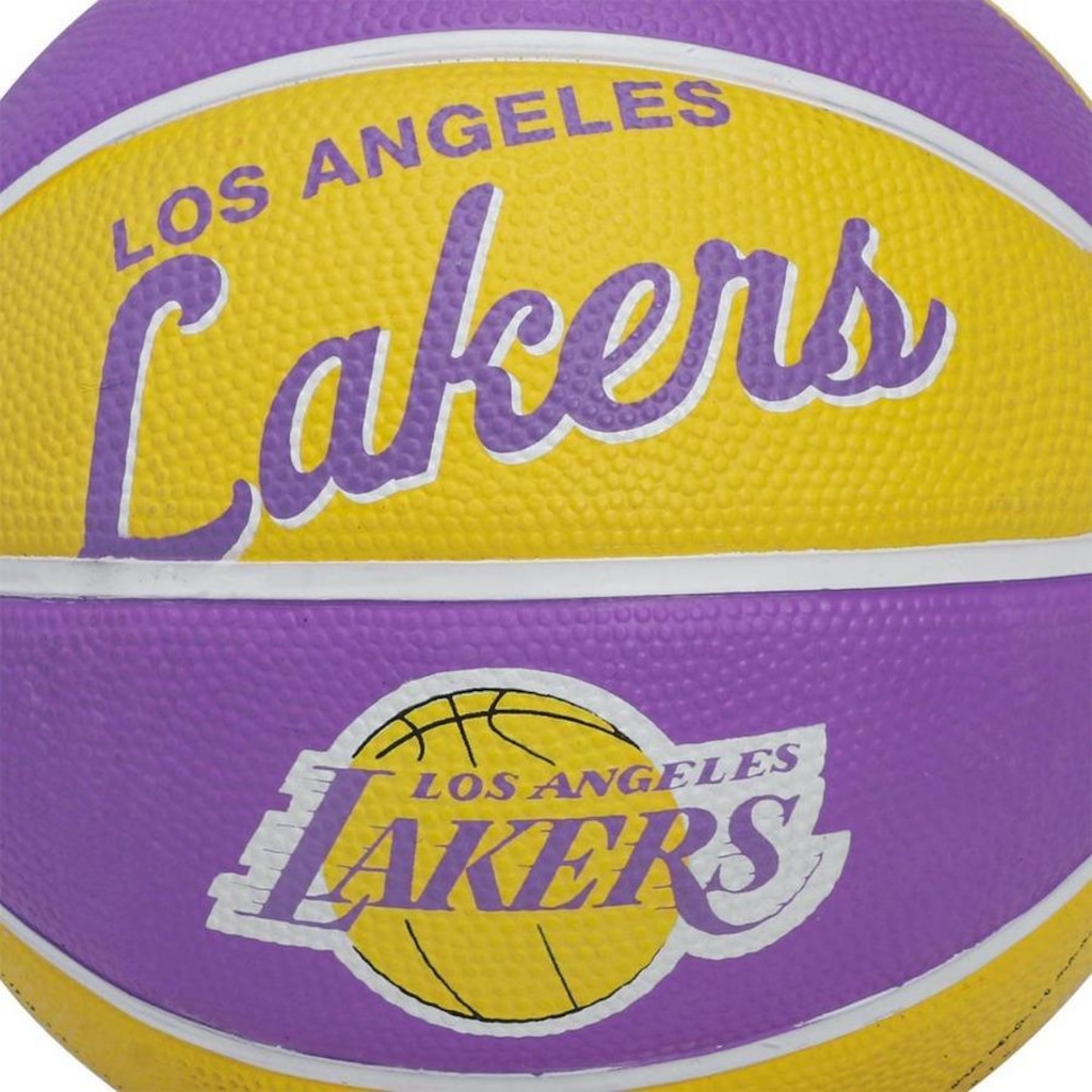 Imagem 2 do produto Bola de Basquete Wilson Mini Nba Team Retro La Lakers 3
