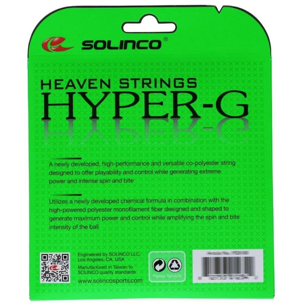 Imagem 3 do produto Corda Solinco Hyper G 17L 1.20Mm - Set Individual