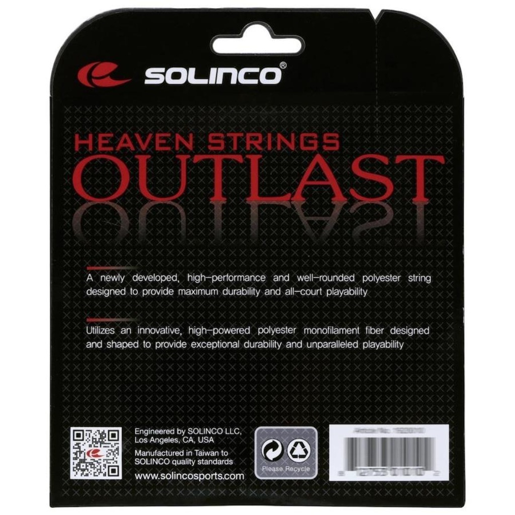 Imagem 3 do produto Corda Solinco Outlast 16L 1.30Mm - Set Individual