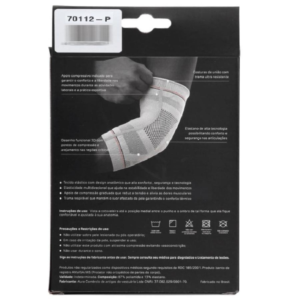 Imagem 4 do produto Cotoveleira N1 Sport Linha Fisio Poliamida