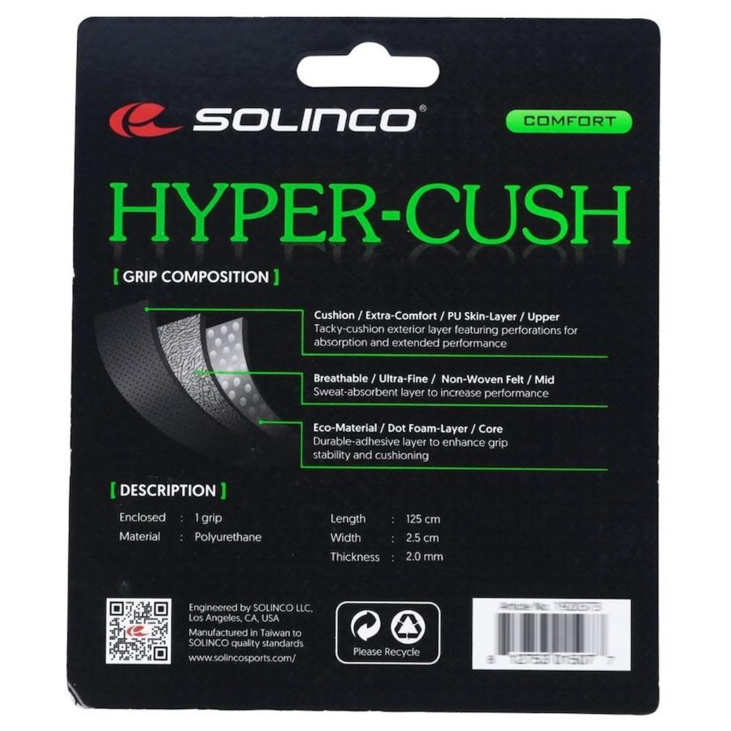 Imagem 4 do produto Cushion Grip Solinco Hyper Cush