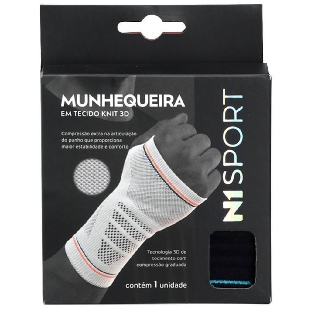 Imagem 3 do produto Munhequeira N1 Sport Linha Fisio - 1 unidade