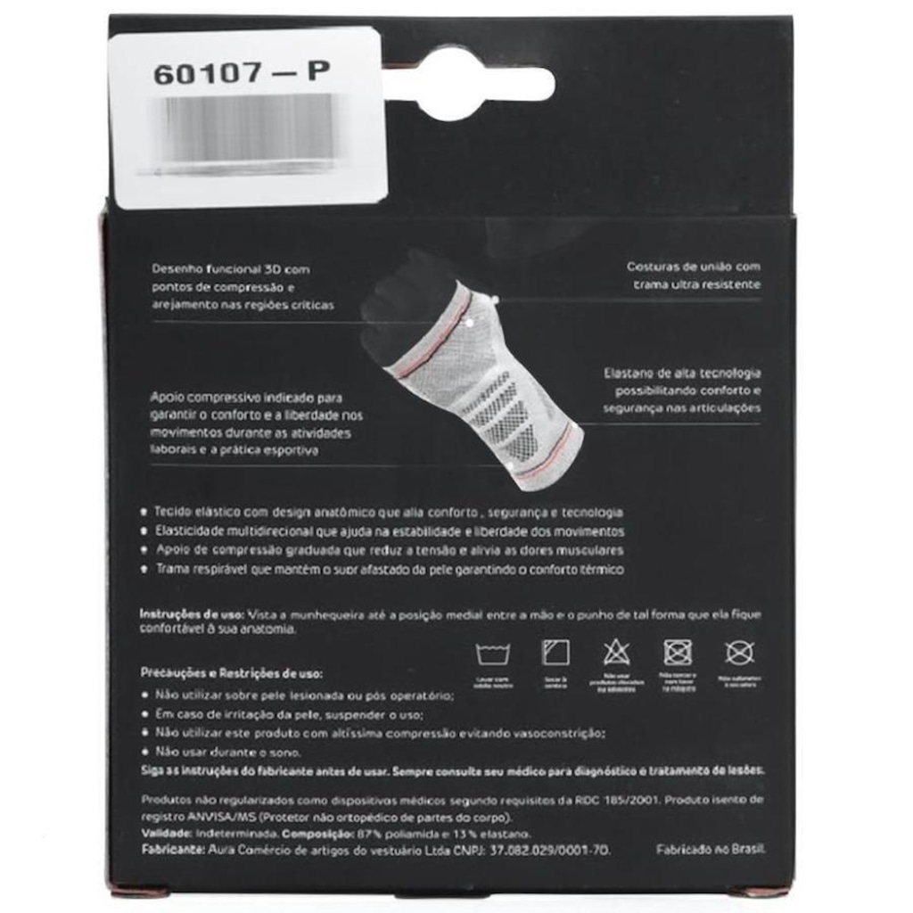 Imagem 4 do produto Munhequeira N1 Sport Linha Fisio - 1 unidade