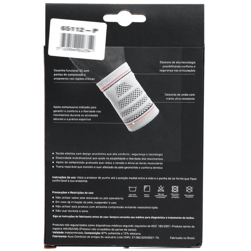 Imagem 3 do produto Munhequeira Punho N1 Sport Linha Fisio - 1 unidade