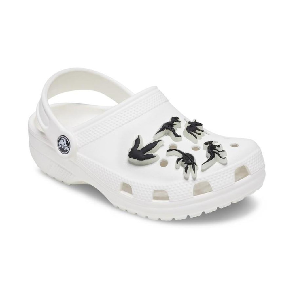 Imagem 3 do produto Jibbitz Crocs Dinossauros - Brilha No Escuro Pack com 5 Unidades Unico - Unissex