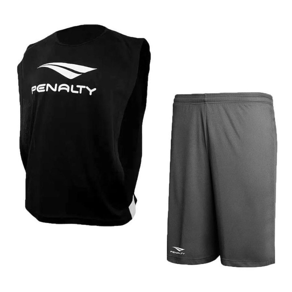 Imagem 1 do produto Kit Colete Penalty Futebol + Calção Penalty X - Infantil