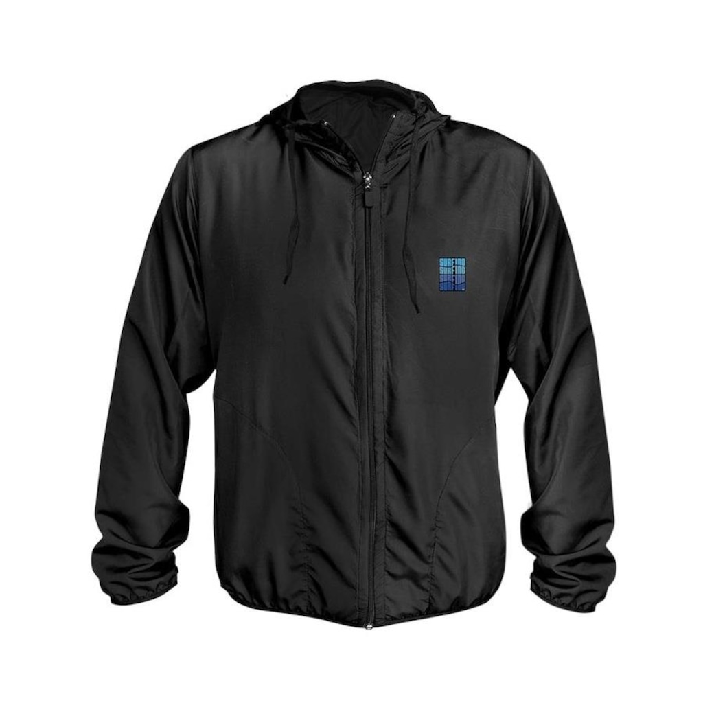 Imagem 2 do produto Jaqueta Corta Vento Estampada Skull Surfing Wss Masculino com Capuz