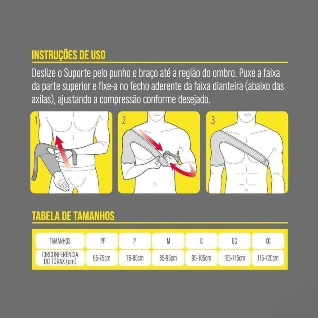 Imagem 3 do produto Suporte para Ombro Kestal - Unissex