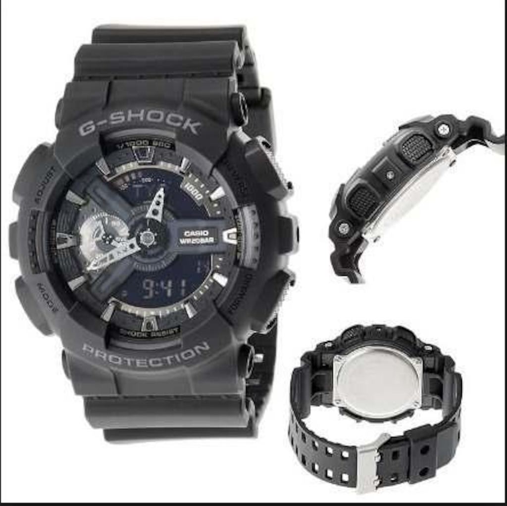 Imagem 2 do produto Relógio Casio G-Shock GA-110-1BDR Preto Masculino - GA-110-1BDR
