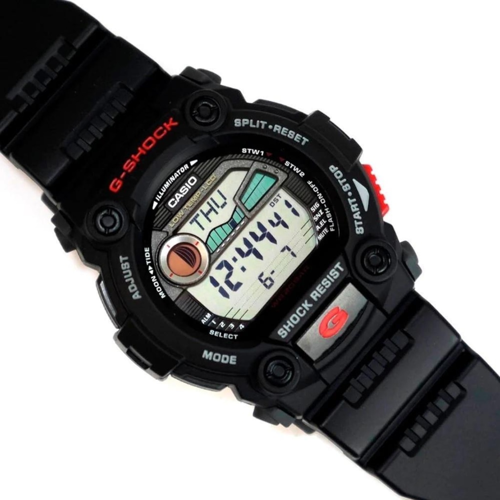 Imagem 2 do produto Relógio G-Shock Sports Tábua de Maré G-7900-1DR *G Rescue Preto - G-Shock G-7900 G Rescue
