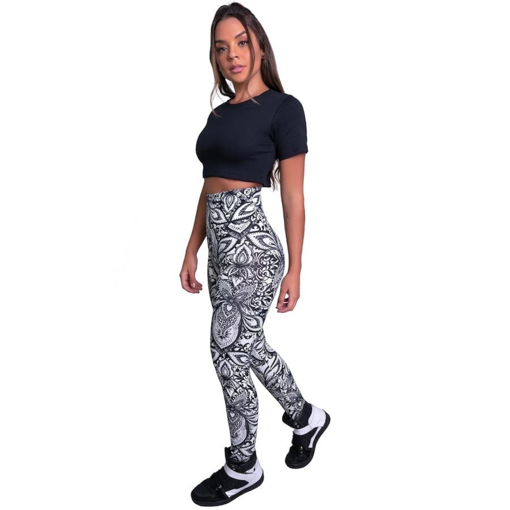 Imagem 3 do produto Calça Legging Cintura Alta Mvb Modas Suplex Fitness - Feminina