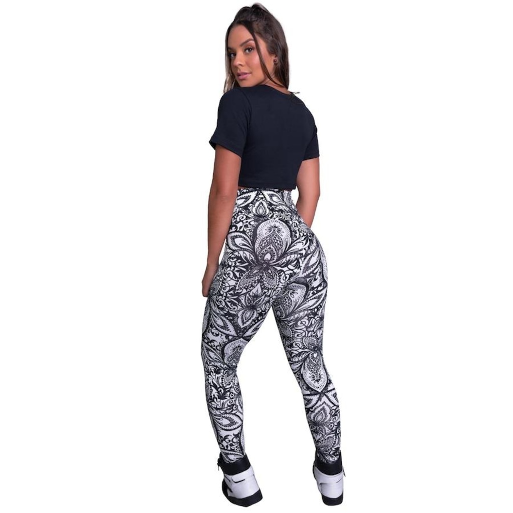 Imagem 4 do produto Calça Legging Cintura Alta Mvb Modas Suplex Fitness - Feminina