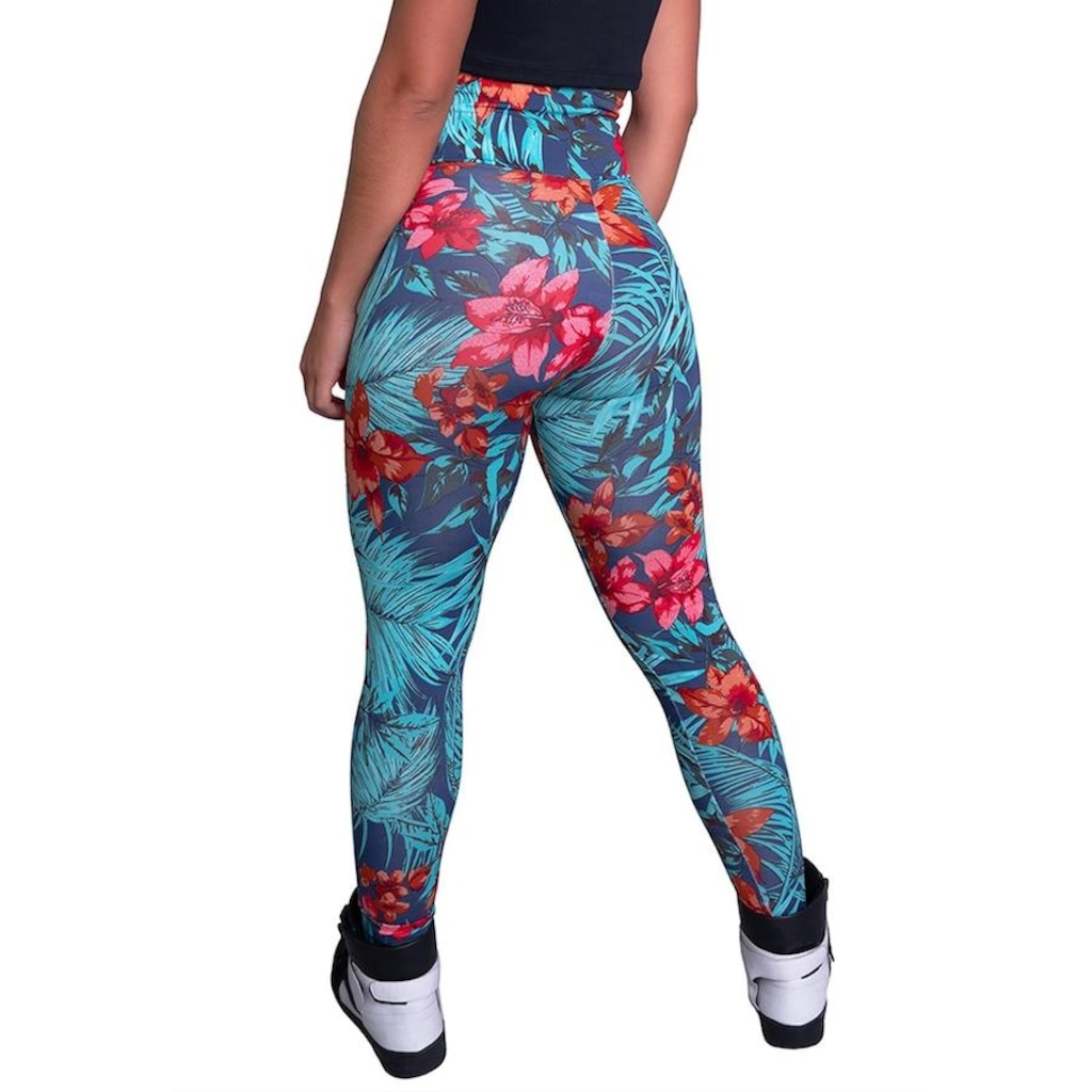 Imagem 2 do produto Calça Legging Cintura Alta Mvb Modas Suplex Fitness - Feminina