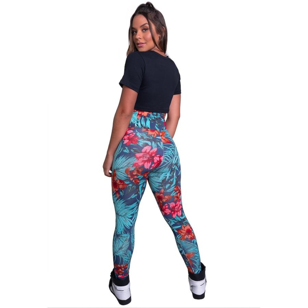 Imagem 4 do produto Calça Legging Cintura Alta Mvb Modas Suplex Fitness - Feminina