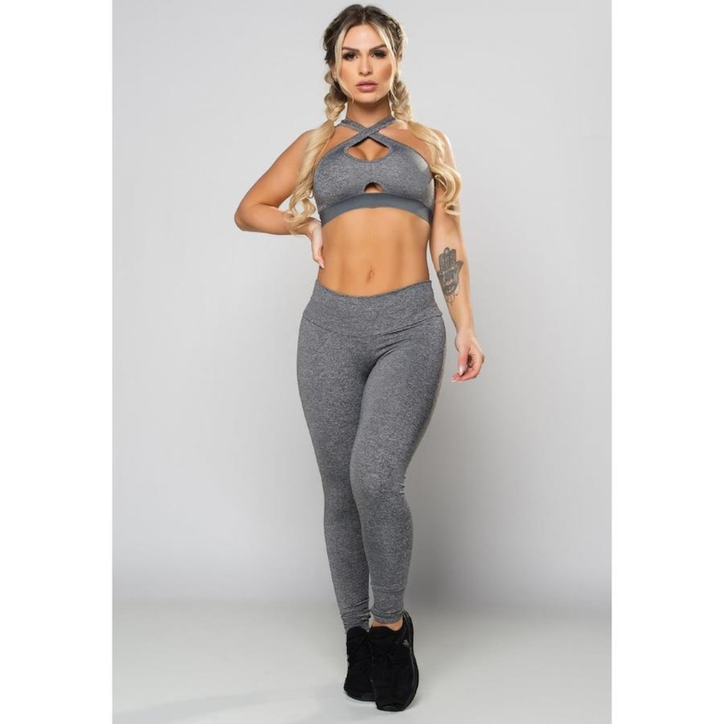 Imagem 3 do produto Calça Legging Cintura Alta Mvb Modas Empina Bumbum - Feminina