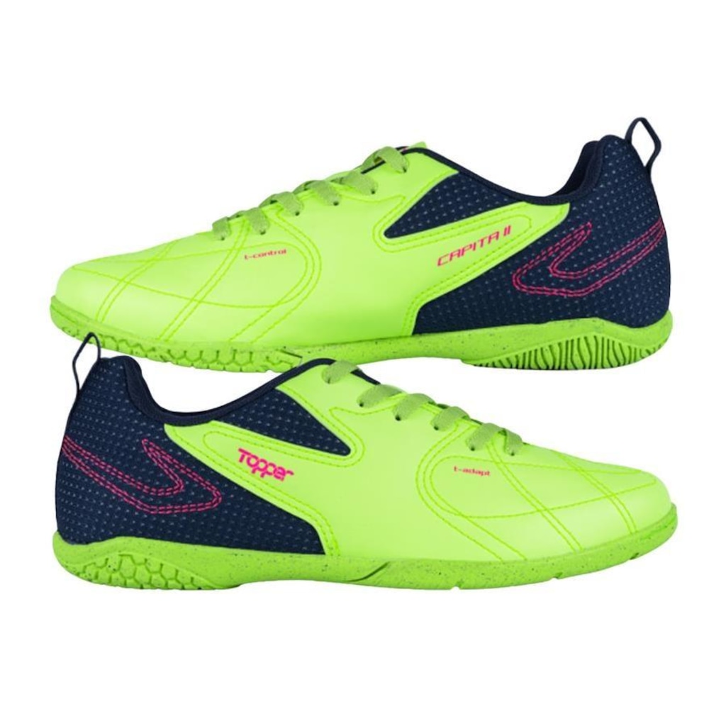 Imagem 2 do produto Chuteira Futsal Topper Capita II + Meias - Adulto