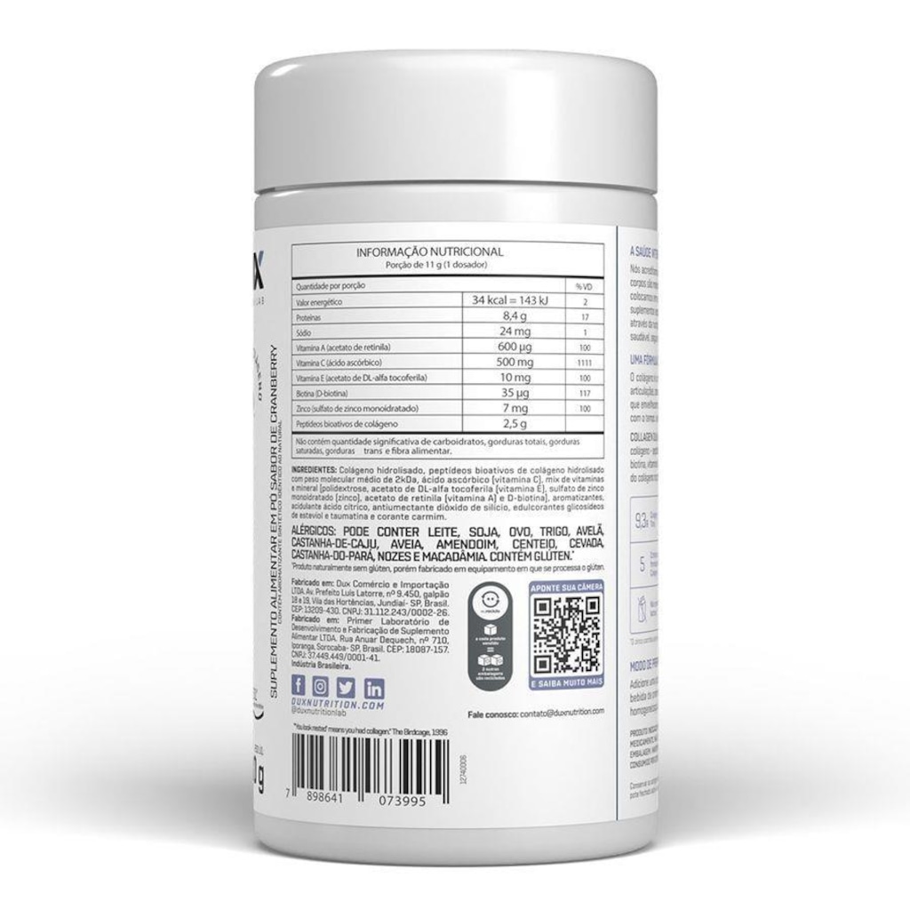 Imagem 3 do produto Collagen Dux Nutrition Pote - 330g