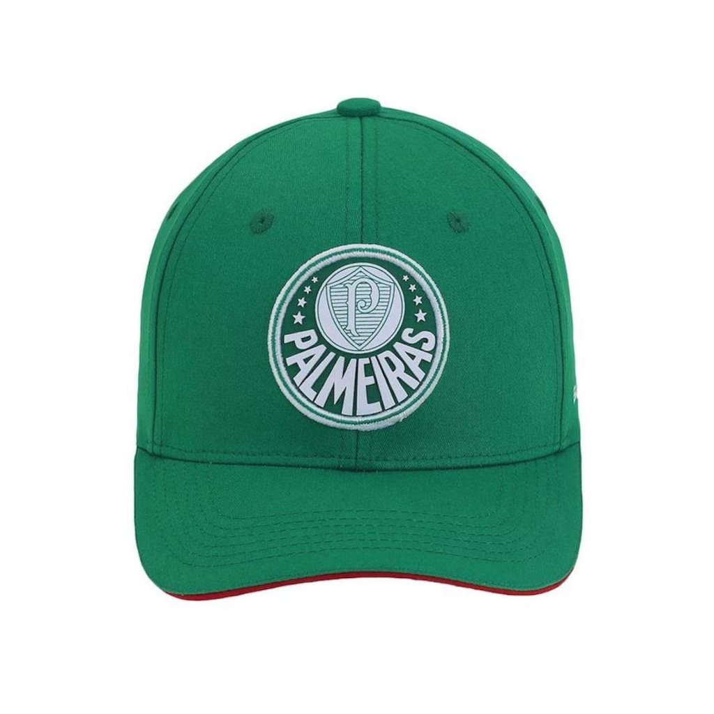Imagem 2 do produto Boné Aba Curva Palmeiras Supercap Silk Frontal - Strapback - Adulto