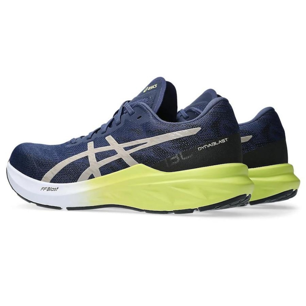 Imagem 2 do produto Tênis Asics Dynablast 3 Azul Marinho e Cinza Lunar - Masculino