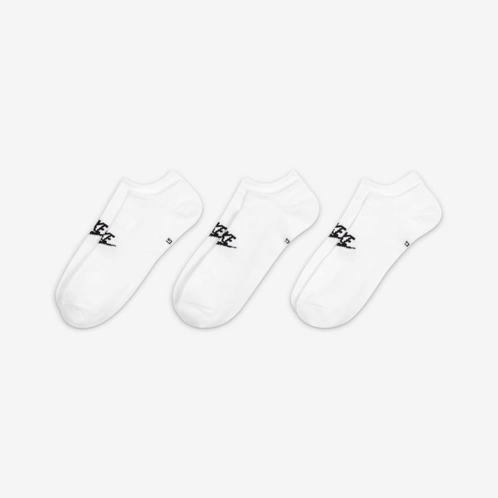 Imagem 2 do produto Kit de Meias Soquetes Nike Sportswear Everyday Essentials - 3 Pares - Adulto