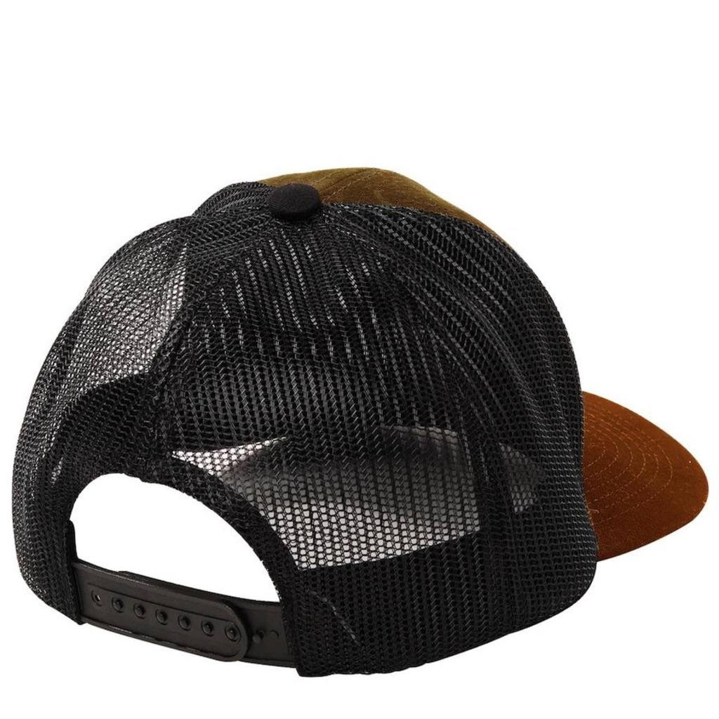 Imagem 4 do produto Boné Aba Curva Oakley Metal Ellipse Camo Trucker Hat Almond - Snapback - Adulto