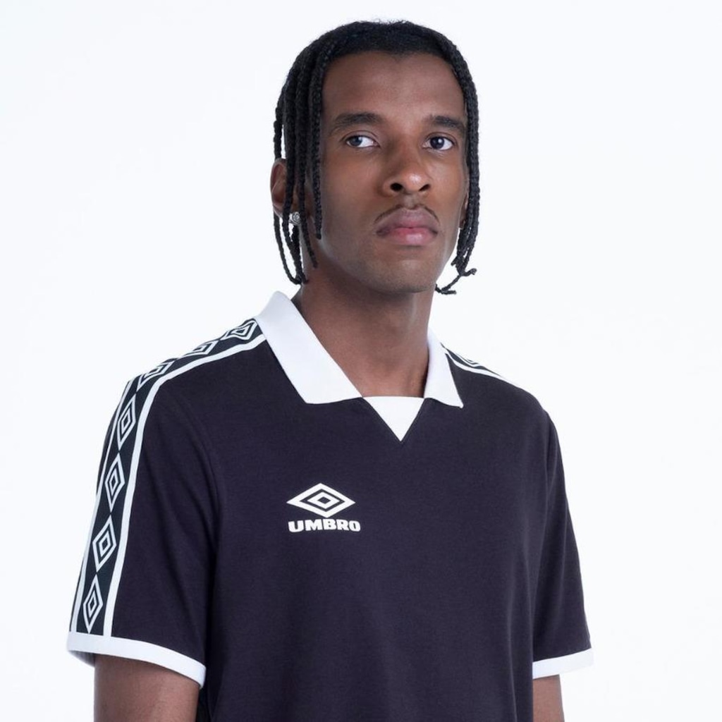 Imagem 4 do produto Camisa Polo Umbro Traditional Diamond Rib - Masculina